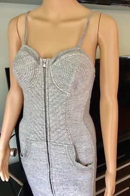 JEAN PAUL GAULTIER ICONIC VINTAGE SEXY CONE CUPS DRESS SZ 40