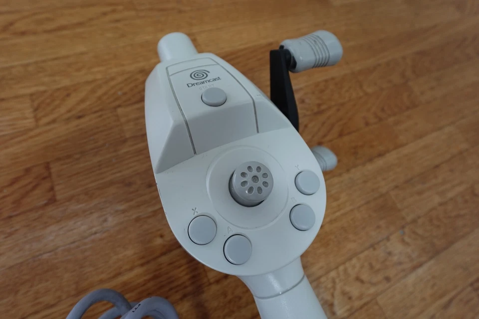 SEGA Dreamcast Fishing Rod Controller HKT-8700 Controller Only Tested Used Good - Image 4 of 4