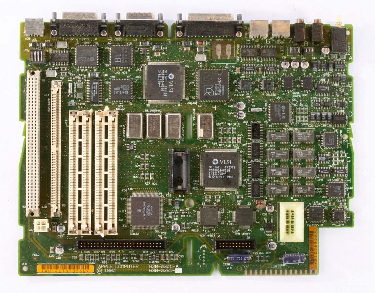 Vintage 1990 Apple Computer 820-0301-A 630-0265 Board | eBay