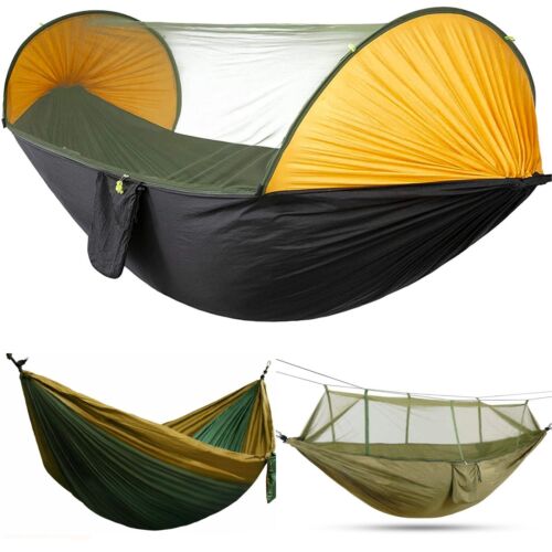 Hamaca M-XXL Outdoor con mosquitera trekking camping 2 personas hasta 300 kg - Imagen 1 de 29