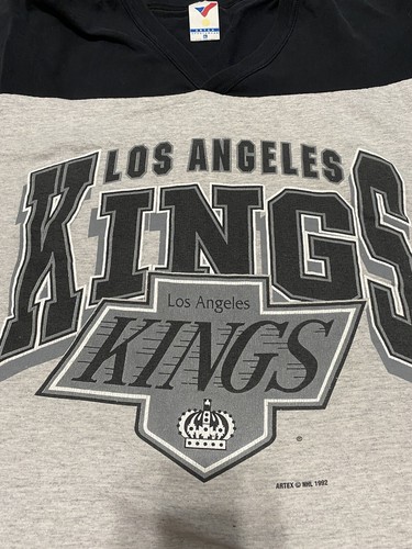 Vintage 1992 Los Angeles LA Kings 3/4 Sleeve T-shirt Size XL NHL 90’s (READ) - Picture 3 of 11