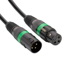 XLR 3-pol DMX-Kabel Digital AES-EBU 110 Ohm 5m Länge für Steuerung Licht NEU