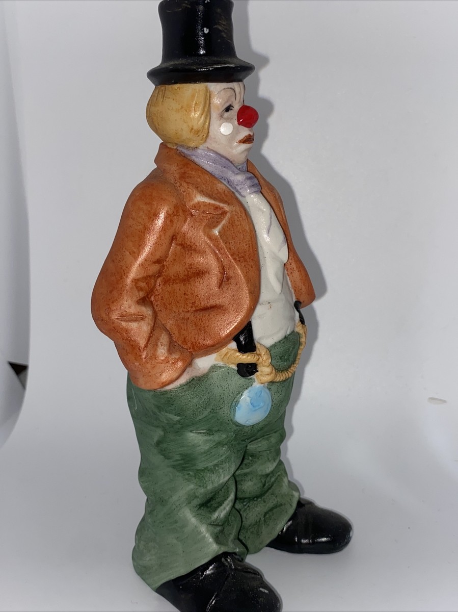Vintage Collectible Porcelain/Ceramic Hobo Clown Figurine
