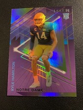 2022 Chronicles Recon Draft Picks football Purple Prizm Kyle Hamilton RC #4