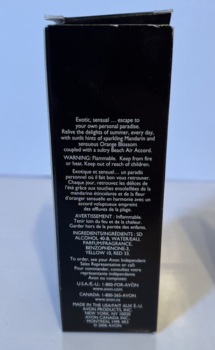 Avon Exotic Beaches Eau De Toilette Spray 1.7 Fl Oz 2006 Read - Picture 2 of 4