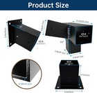 Pergola Bracket Kit 4X4, Including 1 Wall Base, 1 105 ° 4-Way and 1 Bases, 1 Set