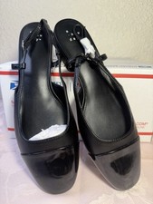 A NEW DAY SLING BLACK FLAT SHOES 8.5