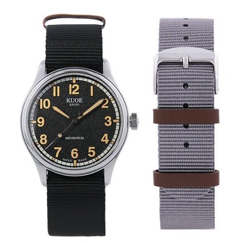 KUOE KYOTO OLD SMITH 90-002 TiCTAC Limited tt-os90002-bk-large-nato-bk-gr