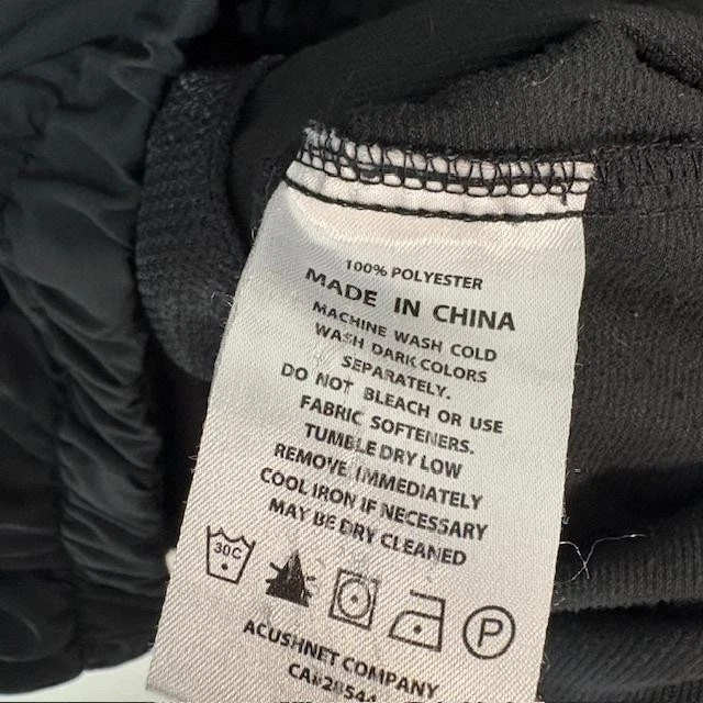 FootJoy FJ Chaleco Para Hombres 2XL Negro Media Cremallera Rompevientos Golf Rendimiento Pullover Foto 4 de 4