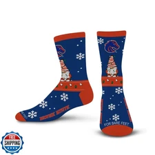 For Bare Feet NCAA BOISE STATE BRONCOS Holiday Sweater Gnome Team