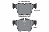 1 X Bremsbelagsatz BremsbeläGe Textar 2242301 FüR