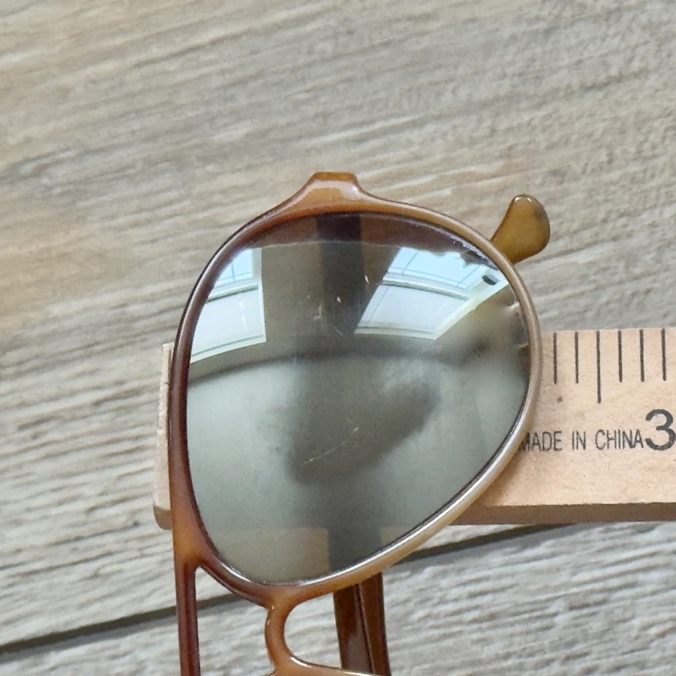 Gafas de sol Vuarnet 374 Skilynx marrón Magnum PI Tom Selleck lentes raspadas de colección Foto 3 de 4