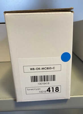 OKI Tonerkassette Cyan MC853 WB-OK-MC853-C 10018418 10018 Für OKI Drucker