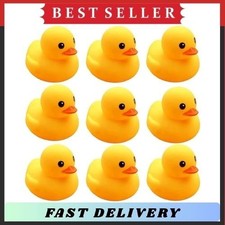 Yellow Rubber Ducks 10PCS Squeaky Bath Toys Kids Baby Shower Party Favor