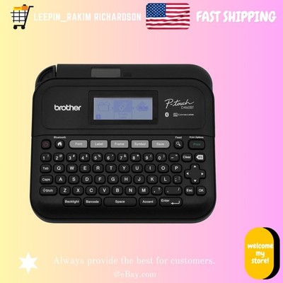 P-Touch PT-D460BT Bluetooth Label Maker for TZe Tapes Up to 3/4 Inch White