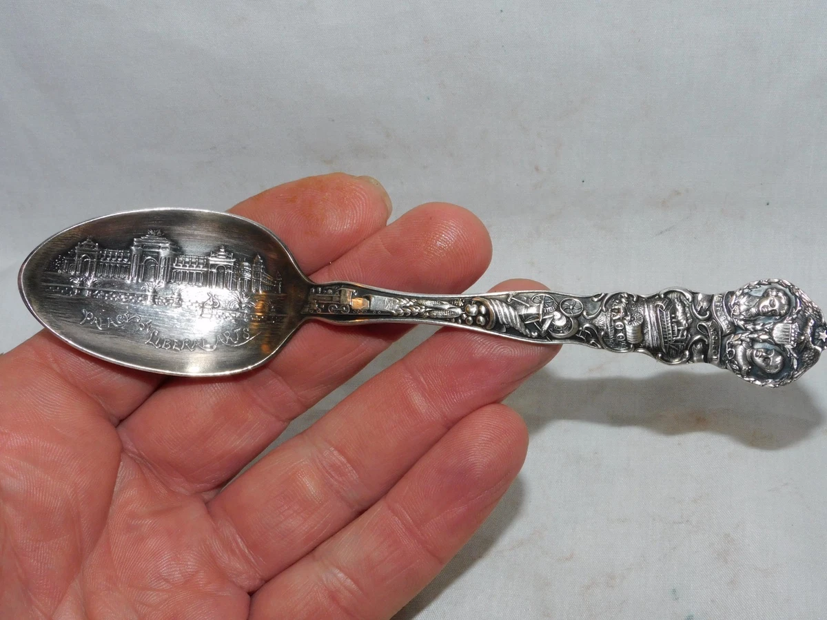 1904年 セントルイスワールドフェア 純銀製スプーンバングル 1904年