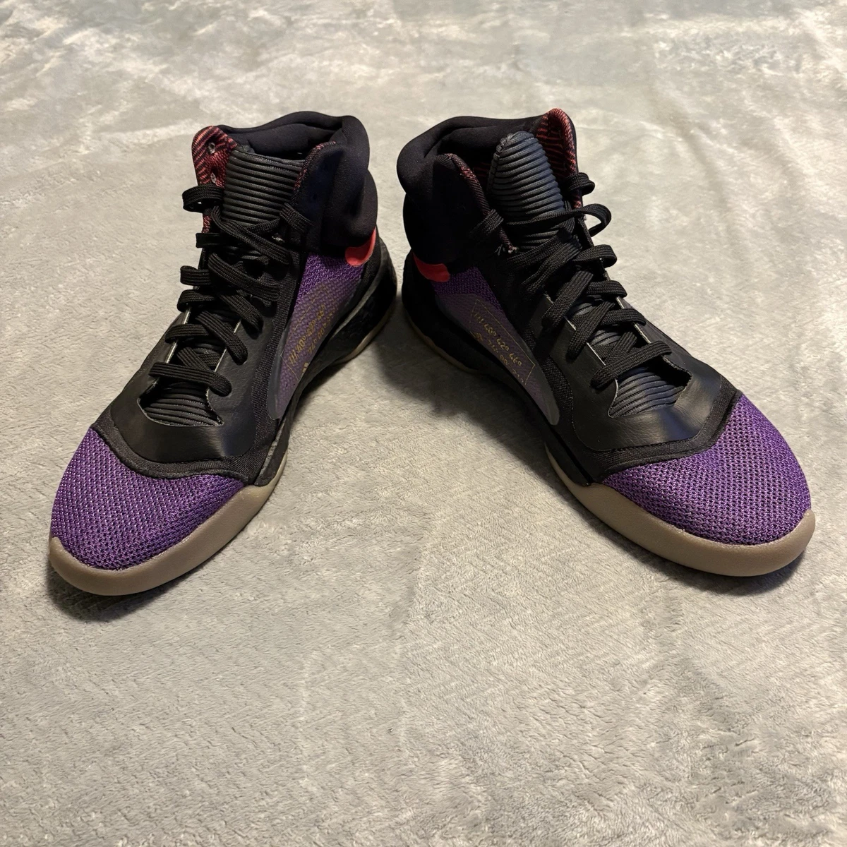 NWOB Adidas Men’s Marquee Boost Purple Black 12.5 adidas Marquee Boost Black Purple for Sale | Authenticity  main image 2