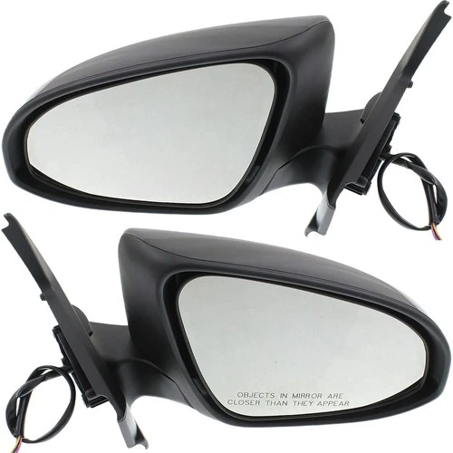 Set Of 2 Mirror Power For 2012-2018 Toyota Prius C With Signal Light Primed