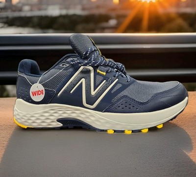 Men's New Balance 410 Navy/Yellow (2E WIDE)
