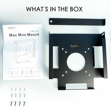 For Mac MINI M1/M2 Anti-Theft Metal Mount Without Lock Under Desk Mount