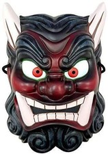 Oni Mask Oni Mask Red Mask Oni Oni Hannya Mask Cosplay