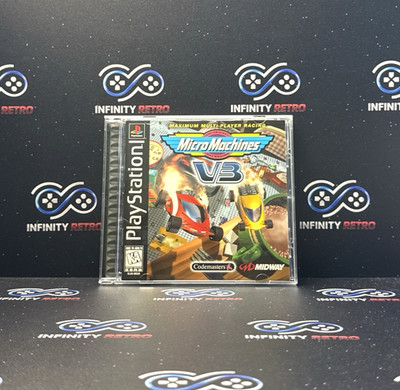 Micro Machines V3 Sony PlayStation 1 PS1 CIB Refurbished & Tested Free Shipping