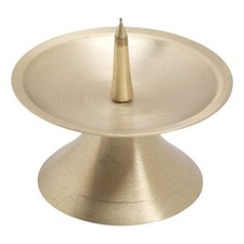 NKlaus candeliere a disco Ø9cm ottone oro candeliere opaco candeliere da a