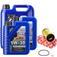 MotoröL Set High Tech 5W-30 Liqui Moly 7 Liter + ÖLfilter FüR BMW 3Er 330D E46