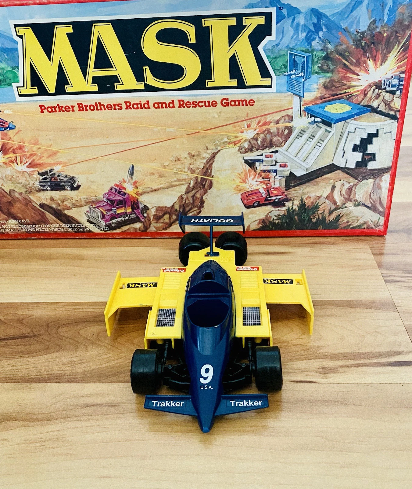 kenner golias m.a.s.k. matt trakker carro de corrida indy 
