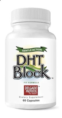 The Delgado Protocol for Health DHT Block DHT Blocker Supplement Skin Acne 60cap