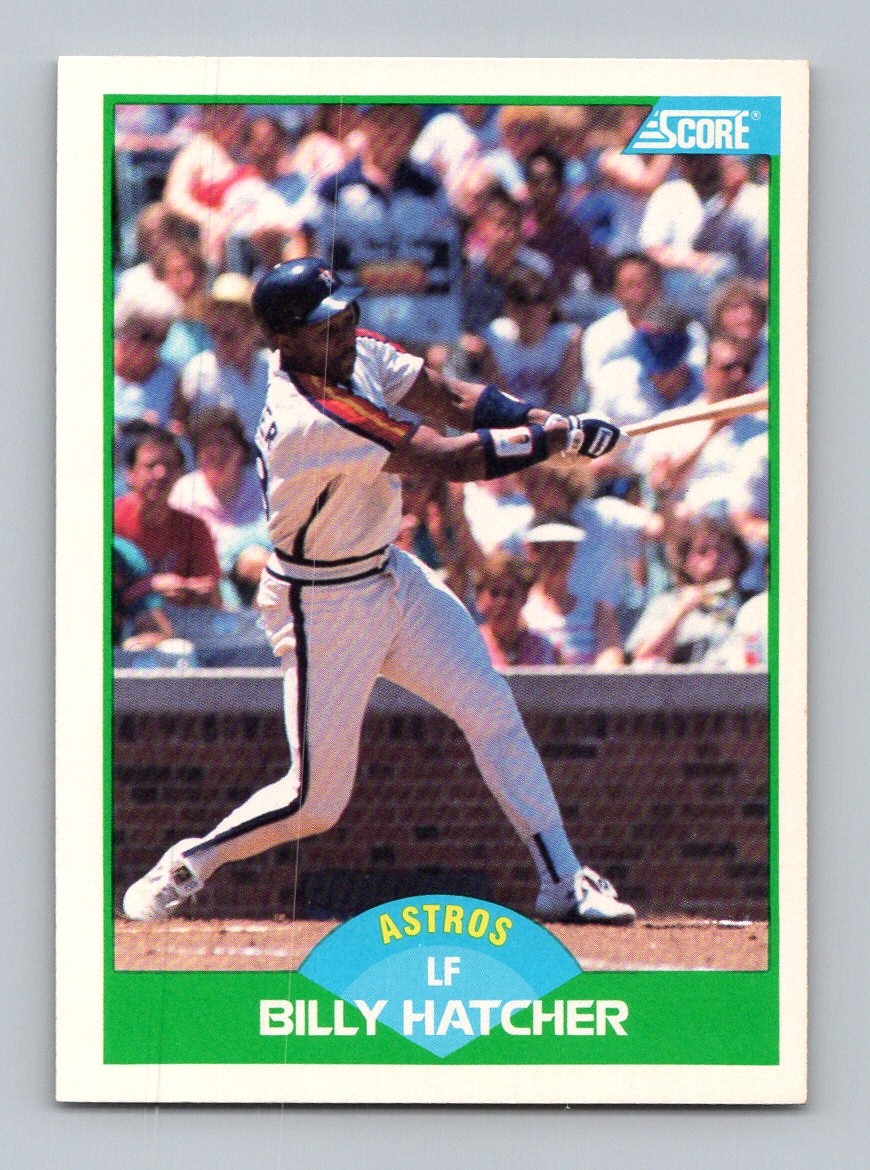 1989 Score #61 Billy Hatcher Near Mint or Better