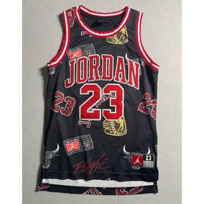 Michael Jordan #23 Jordan Brand of Flight Jersey Chicago Bulls Size Youth Small