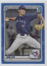 2020 Bowman Draft Chrome Blue Refractor 106/150 CJ Van Eyk #BD-93 s3g