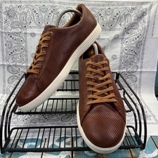 COLE HAAN Grand OS Leather Perforated Mens 11M Sneaker Woodbury Brown C27899 EUC