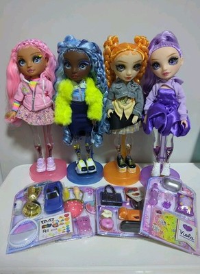 Rainbow High Sparkle And Shine Series One Rosetta Marina Clementine And Violet