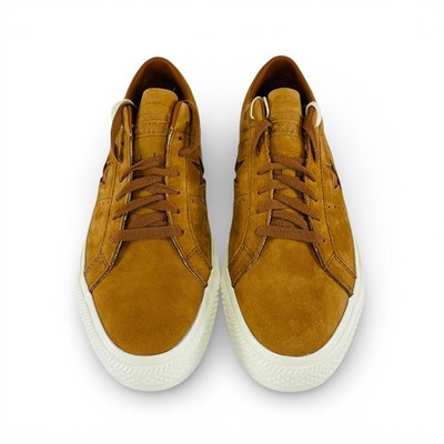 Converse One Star Pro Low Nubuck Warm Tan Egret Men  display picture 2