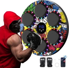 Music Boxing Machine,Boxing Machine Wall Mounted,Music Punching Machine,Smart Bl