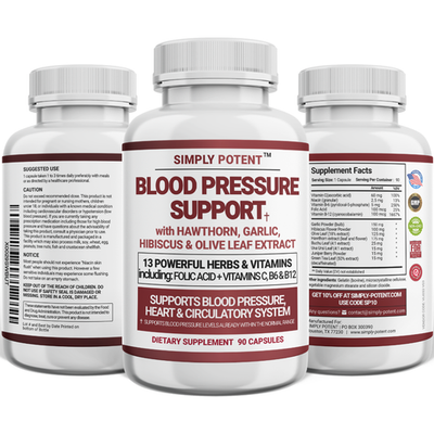 #ad #ad Simply Potent Blood Pressure Support Vitamins 90 Capsules $21.99