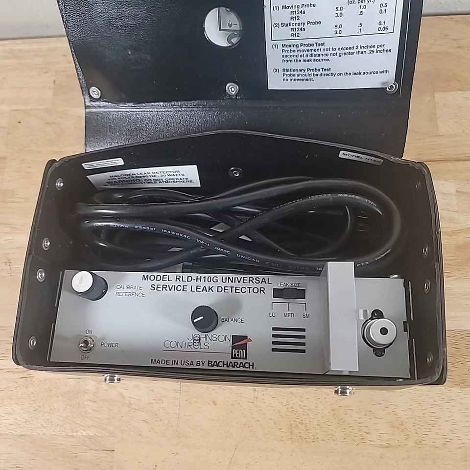 Bacharach RLD-H10G Halogen Leak Detector 120 AC SA9717 Johnson Controls - Image 2 of 4