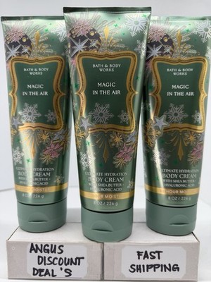 Bath & Body Works 3PCS Magic In The Air Ultimate Hydration BODY CREAM , 8oz.