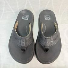 Reef Flip Flop Mens 8 Swellsole Rover Swell Sole Black Sandal CJ1673