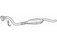 Approved Front Pipe & Catalyst for Audi A4 AGA/AJG/APZ/ARJ 2.4 (1997-2001)