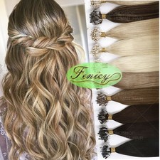 Micro Ring Beads Hair Extensions Micro Loop Tip Link Indian Hair Highlight 200S