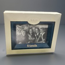 Fetco Home Decor  FRIENDS  Pewter Metal 4 6 Picture Frame   New Boxed   