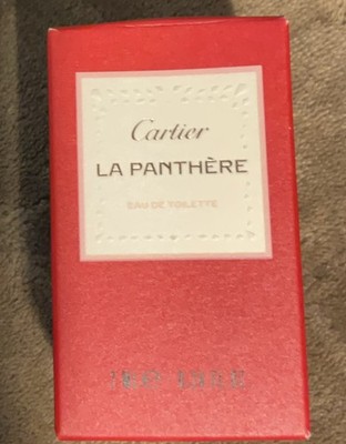 Cartier La Panthere Eau de Toilette - 0.24 fl oz New In Box Sealed Authentic