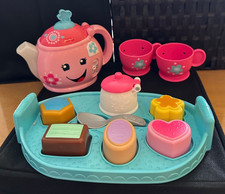 Fisher Price Laugh Learn Sweet Manners Tea Set Interactive Educational Toy