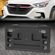 For 23-24 Subaru Legacy Outback Black Front Bumper License Plate Mount Bracket