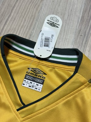 Maillot Extérieur Celtic Glasgow 2002-2003 – Umbro Vintage – Taille S – Jaune