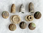 Dug Civil War Era Bullets & Buttons Fort Kearney, Nebraska 1848-1871