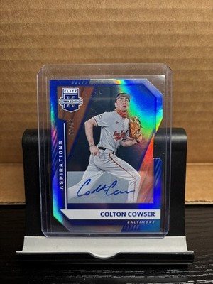 2021 Panini Elite Extra Edition  Colton Cowser 55/83 Aspirations Die-Cut Auto